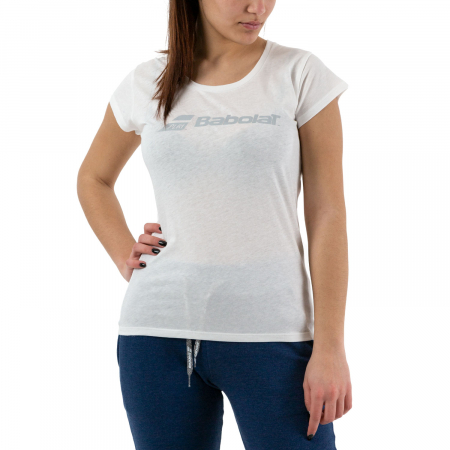 Imbracaminte dama - Tricou Babolat Exercise Dama - Alb