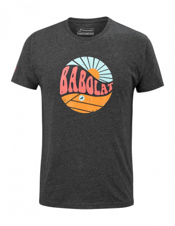 Imbracaminte barbati - Tricou Babolat Exercise Vintage Barbat - Negru