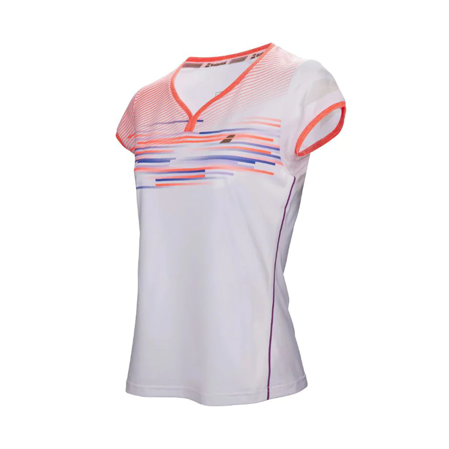Tricouri fete - Tricou Babolat Performance Fata - alb