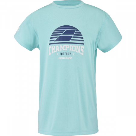 Imbracaminte baieti - Tricou baiat Babolat Exercise Graphic - albastru