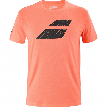 Imbracaminte barbati - Tricou barbati Babolat Exercise Big Flag  - portocaliu