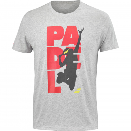 Imbracaminte barbati - Tricou barbati Babolat Exercise Padel - Gri