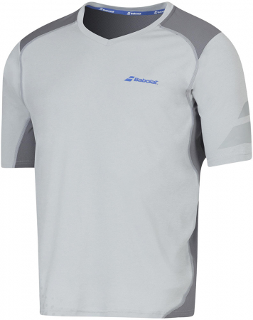 Imbracaminte barbati - Tricou barbati Babolat Performance V-Neck - gri
