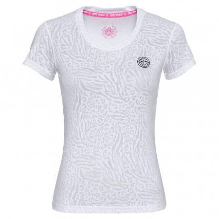 Tricouri dama - Tricou BIDI BADU Anni Burnout Dama - Alb