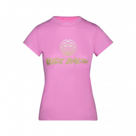 Tricouri fete - Tricou BIDI BADU Chinara Basic Logo Fata - Roz