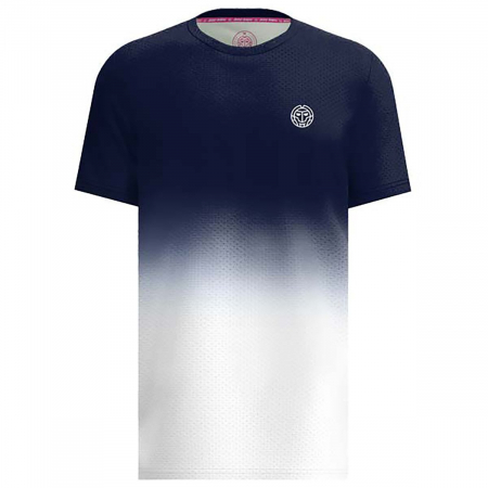 Imbracaminte baieti - Tricou BIDI BADU Crew Gradiant Baiat - Albastru Inchis/Alb