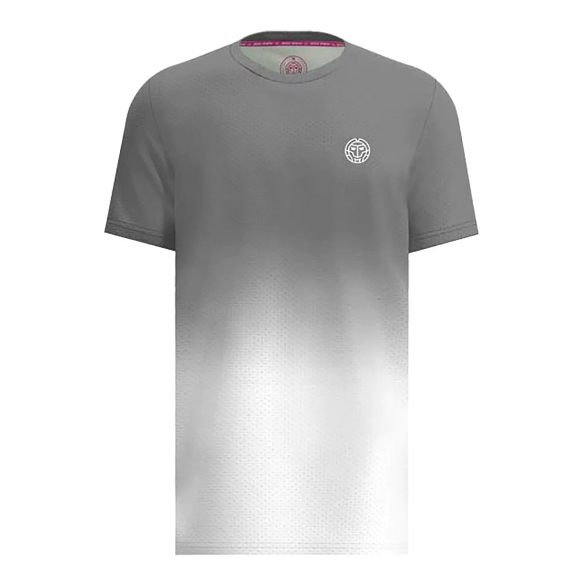 Imbracaminte baieti - Tricou BIDI BADU Crew Gradiant Baiat - Gri/Alb