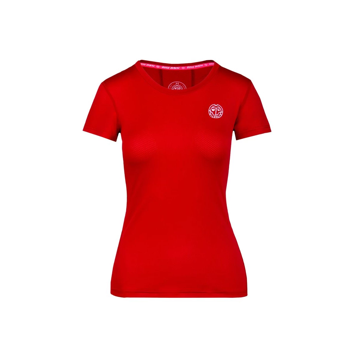 Tricouri dama - Tricou BIDI BADU Eve Tech Roundneck Dama - Rosu