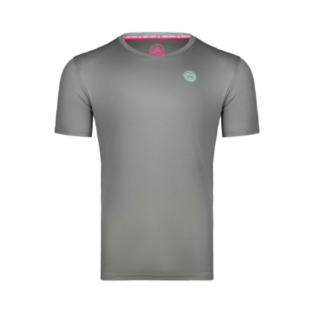Imbracaminte baieti - Tricou BIDI BADU Evin Tech Baiat - Gri/Menta