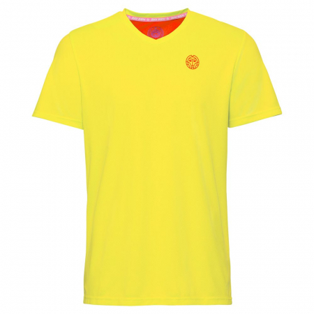 Imbracaminte baieti - Tricou BIDI BADU Evin Baiat - Galben Neon/Rosu