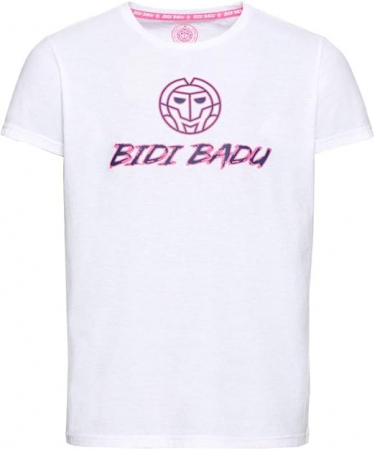 Imbracaminte barbati - Tricou BIDI BADU Luam Basic Logo Barbat - Alb