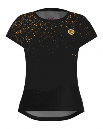 Tricouri fete - Tricou fata BIDI BADU Paris 2024 - Negru/Auriu