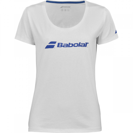 Imbracaminte fete - Tricou fete Babolat Exercise - alb