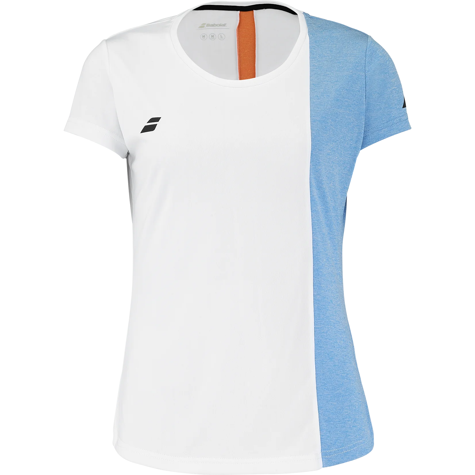 Tricouri fete - Tricou fete Babolat Play - alb/albastru