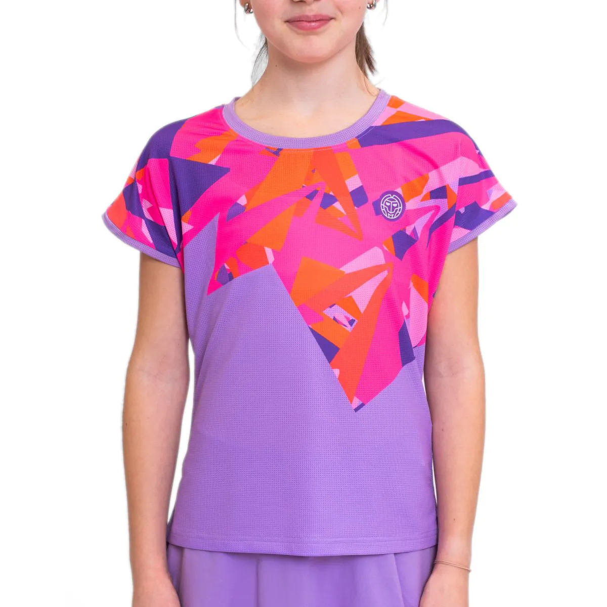 Tricouri fete - Tricou fete BIDI BADU Spike - Mov/Roz