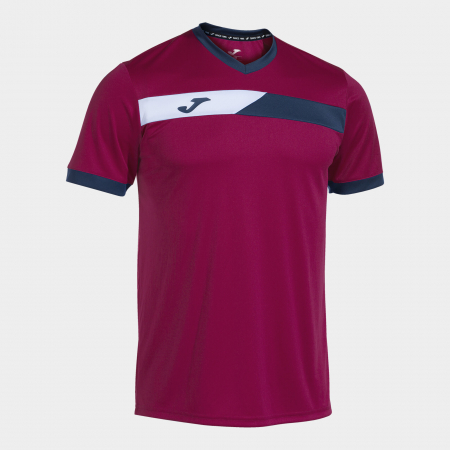 Imbracaminte baieti - Tricou Joma Court CRIMSON NAVY WHITE
