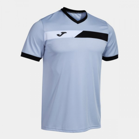 Tricouri baieti - Tricou Joma Court SKY BLUE NAVY WHITE