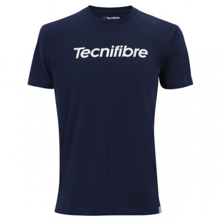 Imbracaminte baieti - Tricou Tecnifibre Team Cotton Marine