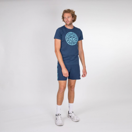 Tricouri barbati - Triocu barbat BIDI BADU Mojo Lifestyle - Albastru Închis