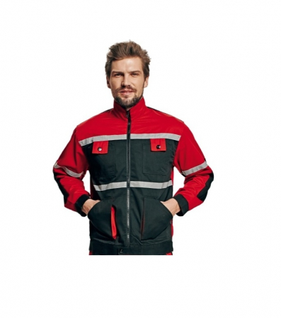 Jachete - Jachetă Tayra rosu, impregnare pentru rezistenta la uleiuri si apa