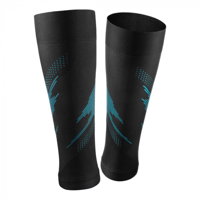 Compresii gambe Rockay Blaze negru/albastru [4]
