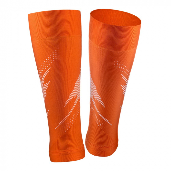 Compresii gambe Rockay Blaze orange/alb [2]