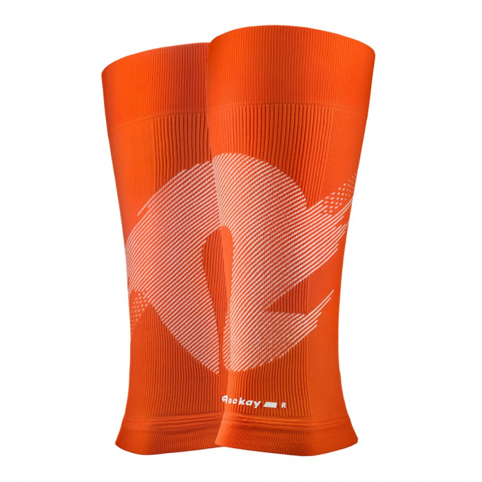 Compresii gambe Rockay Blaze orange/alb [3]