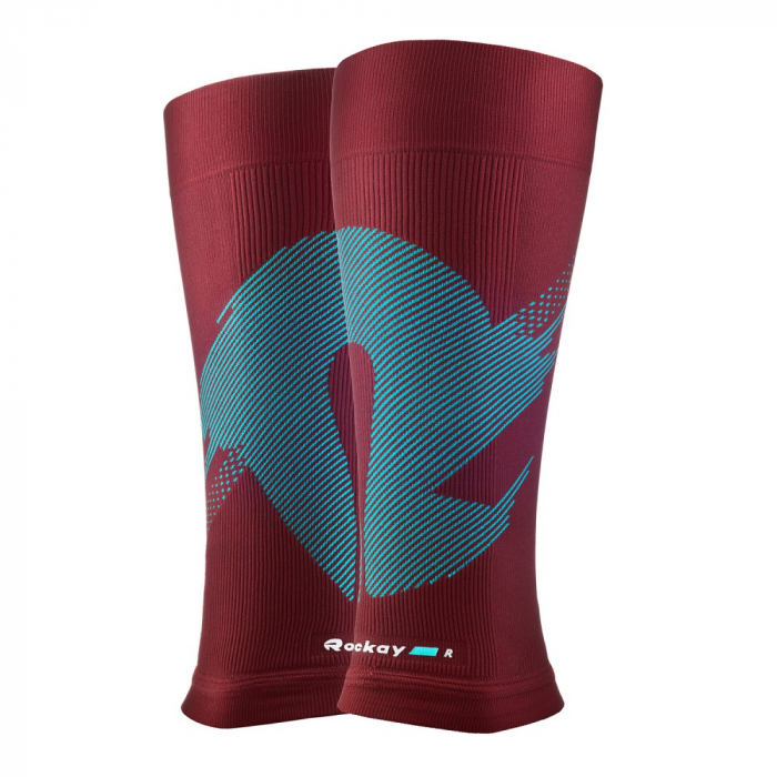 Compresii gambe Rockay Blaze visiniu/albastru [3]