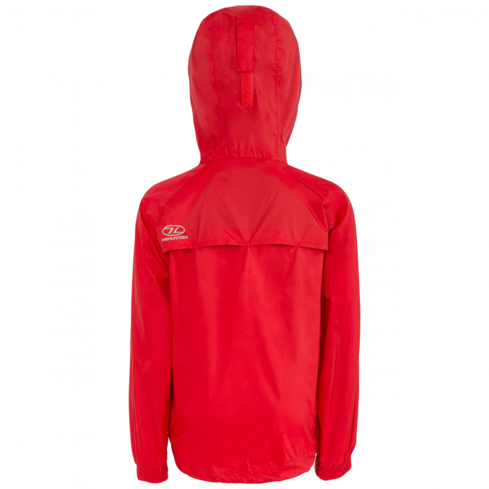 Jacheta copii Waterproof/Windproof Highlander Stow&Go Kids, Rosu [2]