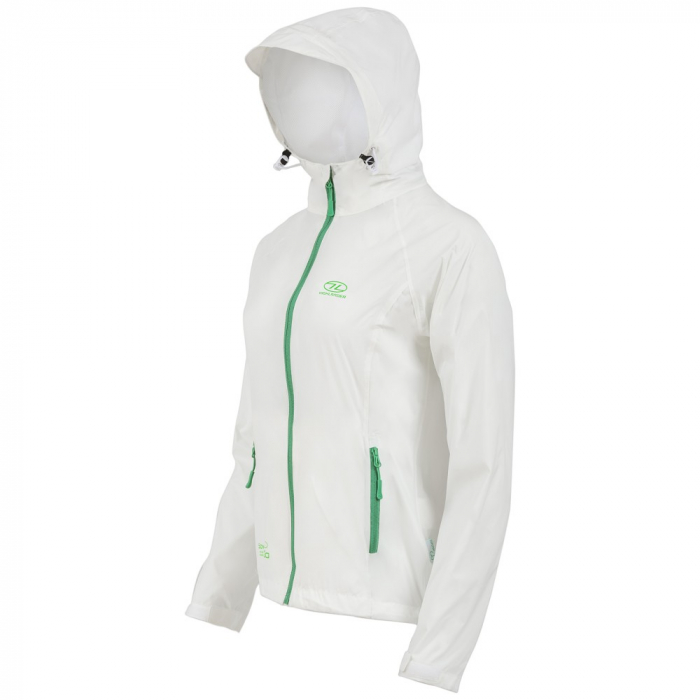 Jacheta Waterproof/Windproof Highlander Stow&Go, Alb [2]