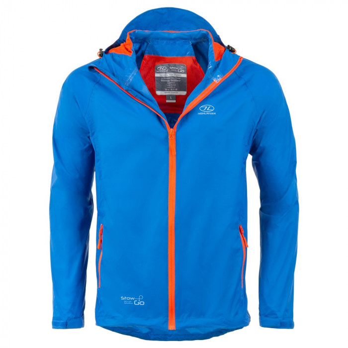 Jacheta Waterproof/Windproof Highlander Stow&Go, Albastru [2]