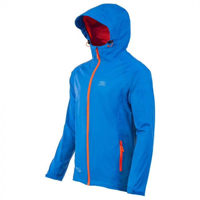 Jacheta Waterproof/Windproof Highlander Stow&Go, Albastru [3]