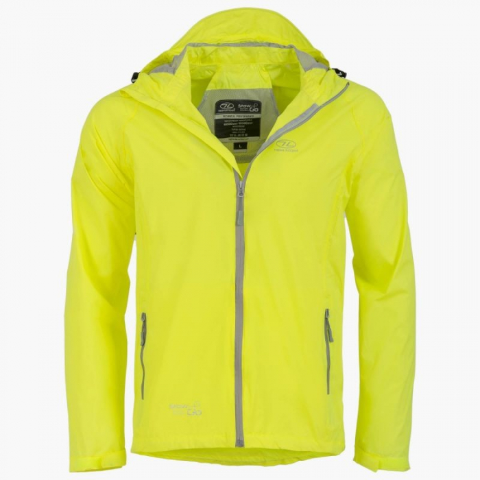 Jacheta Waterproof/Windproof Highlander Stow&Go, Galben [3]