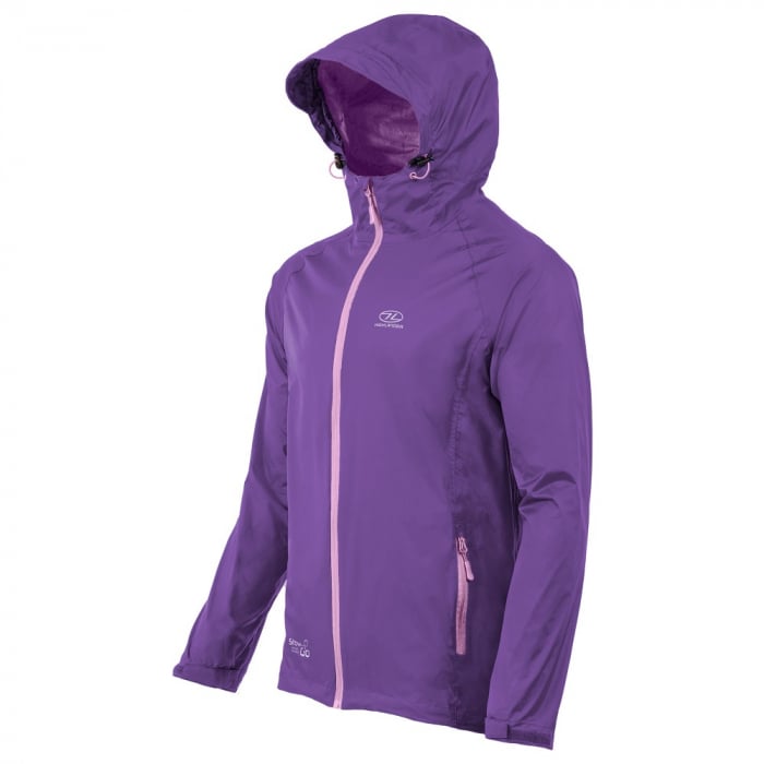 Jacheta Waterproof/Windproof Highlander Stow&Go, Mov [3]