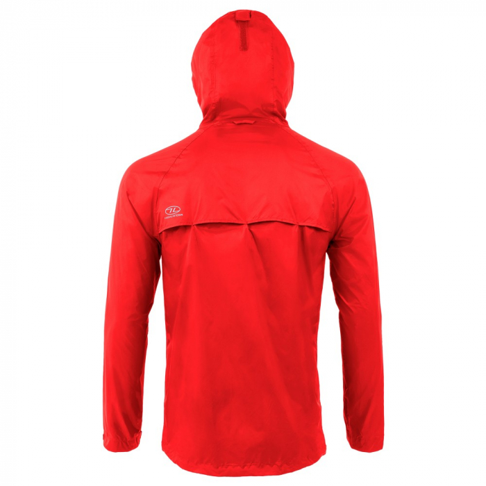 Jacheta Waterproof/Windproof Highlander Stow&Go, Rosu [4]