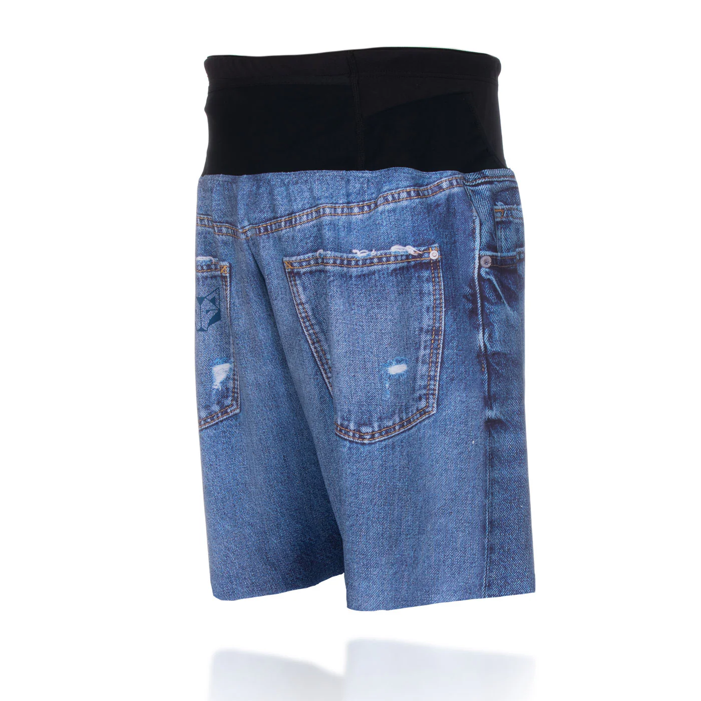Pantaloni Alergare OTSO Blue Jeans Shorts [4]