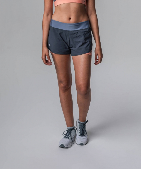 Pantaloni scurti alergare femei Rockay 2-in-1 [2]
