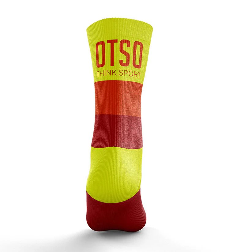 Sosete Alergare OTSO Multisport Medium Cut Foc [2]