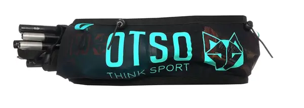 Centura alergare unisex OTSO Running Belt Black & Orange [2]
