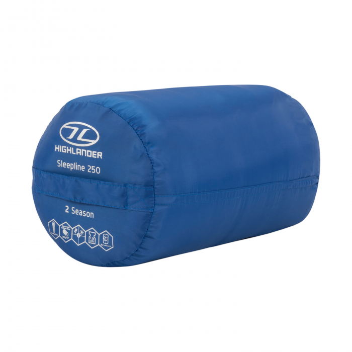 Sac de dormit Highlander Sleepline 250 Mummy, Albastru [5]