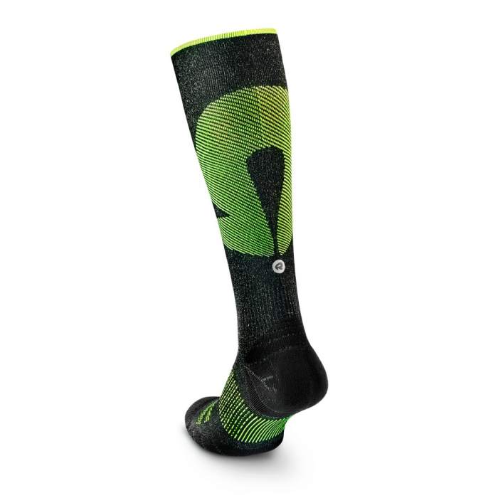 Sosete alergare compresie Rockay Vigor negru/lime [4]