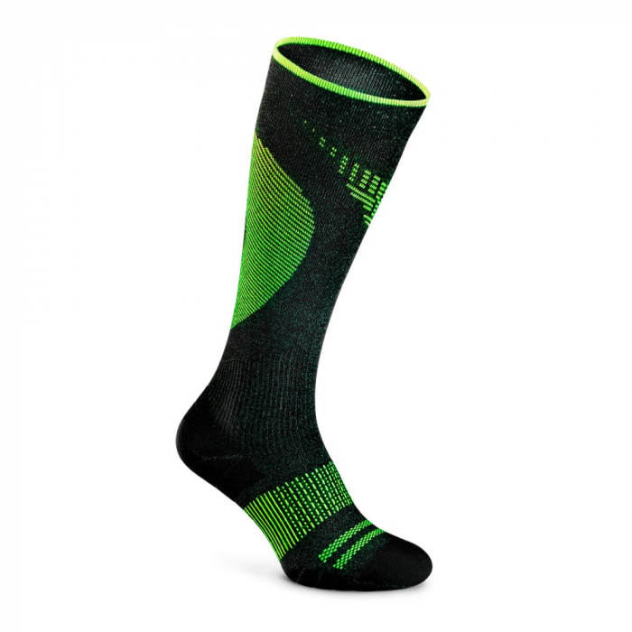 Sosete alergare compresie Rockay Vigor negru/lime [3]