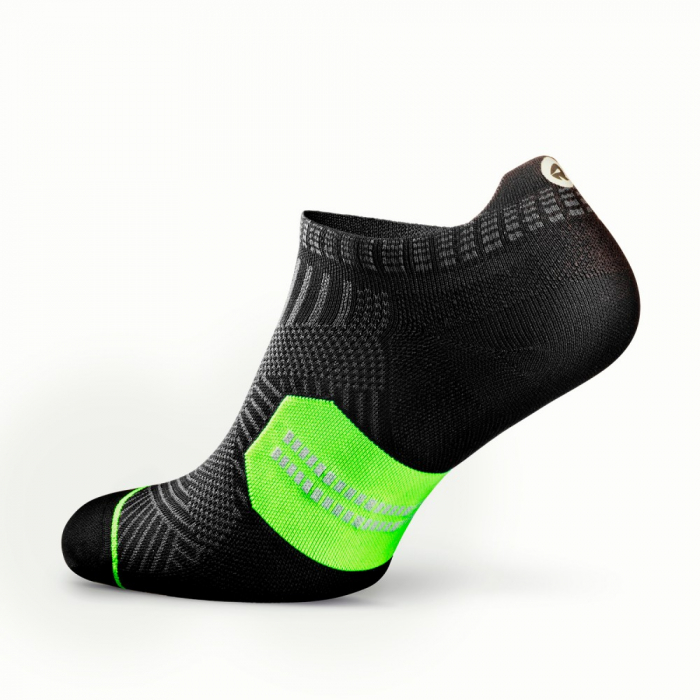 Sosete alergare Rockay Accelerate negru/lime [2]