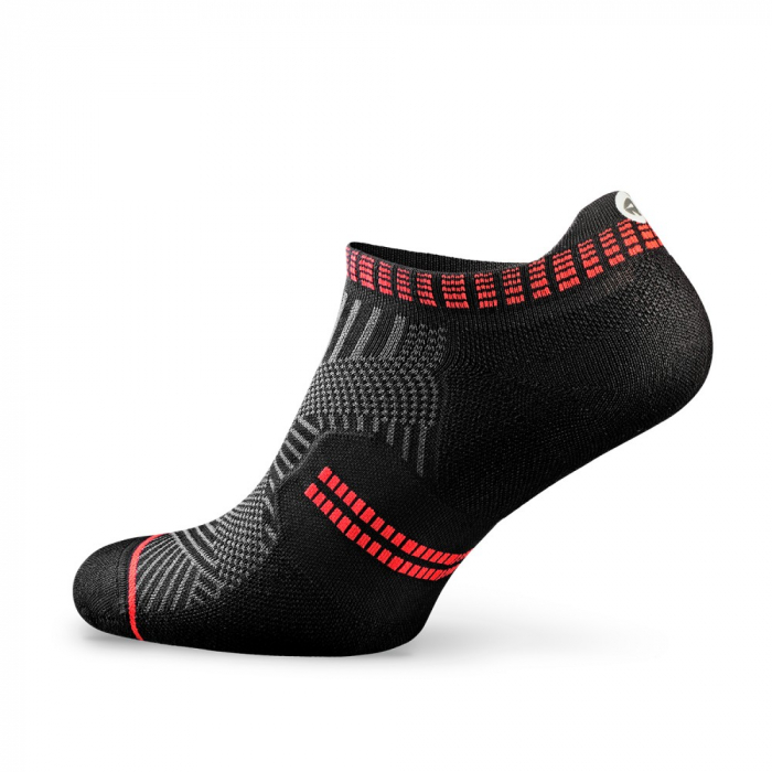 Sosete alergare Rockay Accelerate negru/rosu [2]