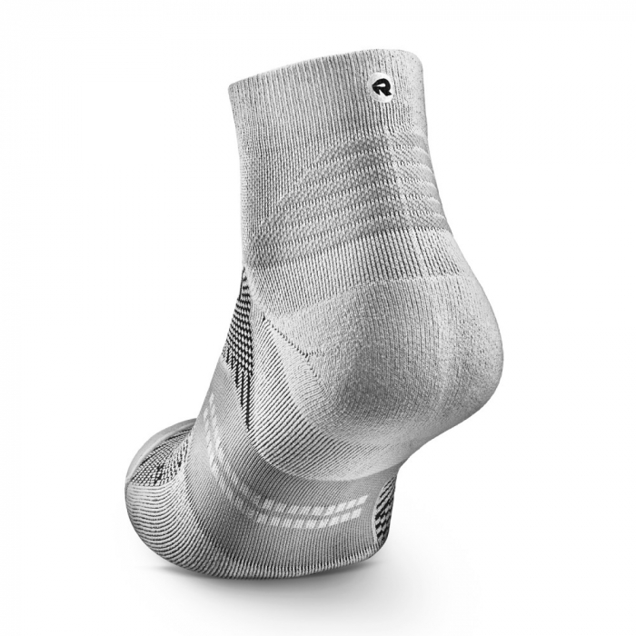 Sosete alergare Rockay Flare quarter alb [3]