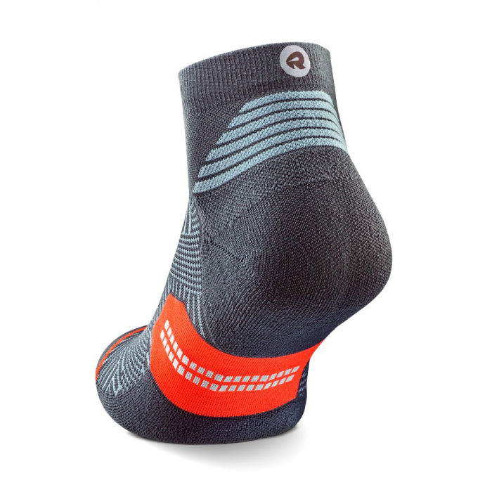 Sosete alergare Rockay Flare quarter albastru/orange [4]