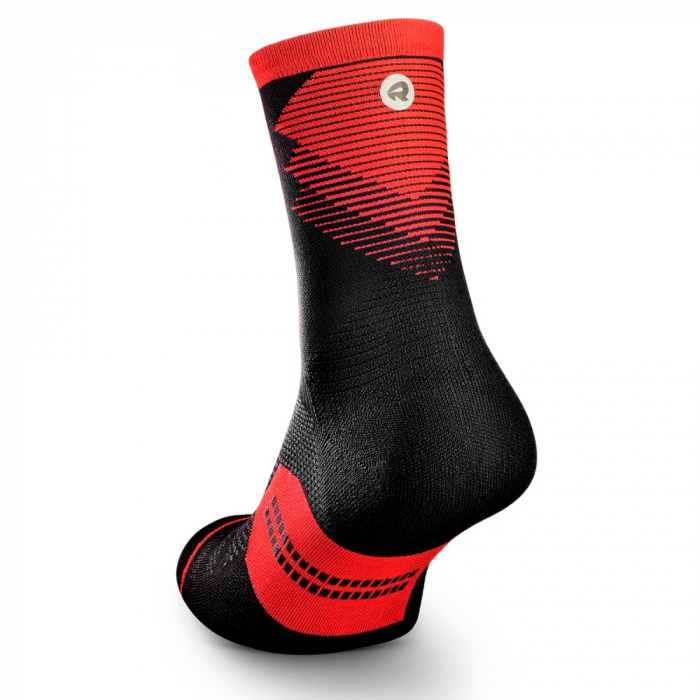Sosete alergare Rockay Razer negru/rosu [4]