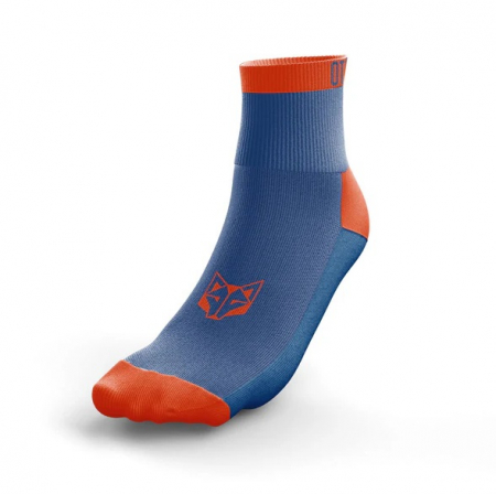 Imbracaminte - Sosete Alergare OTSO Multisport Low Cut Navy Blue & Orange