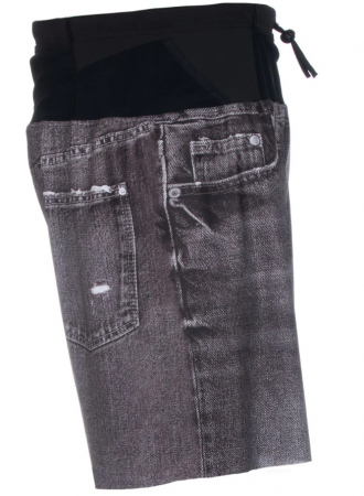 Pantaloni Alergare OTSO Black Jeans Shorts [3]