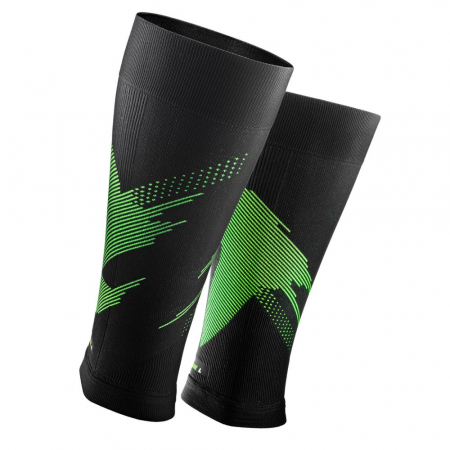 Compresii gambe Rockay Blaze negru/lime